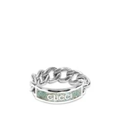 Gucci Jewellery Gucci Tag Gourmette Ring