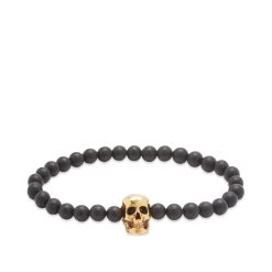 Alexander McQueen Skull Beaded Bracelet