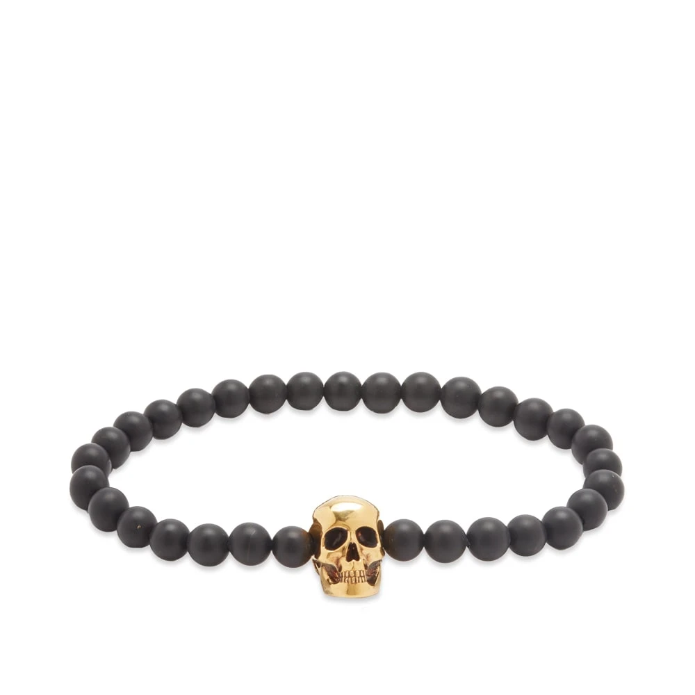 Alexander McQueen Skull Beaded Bracelet