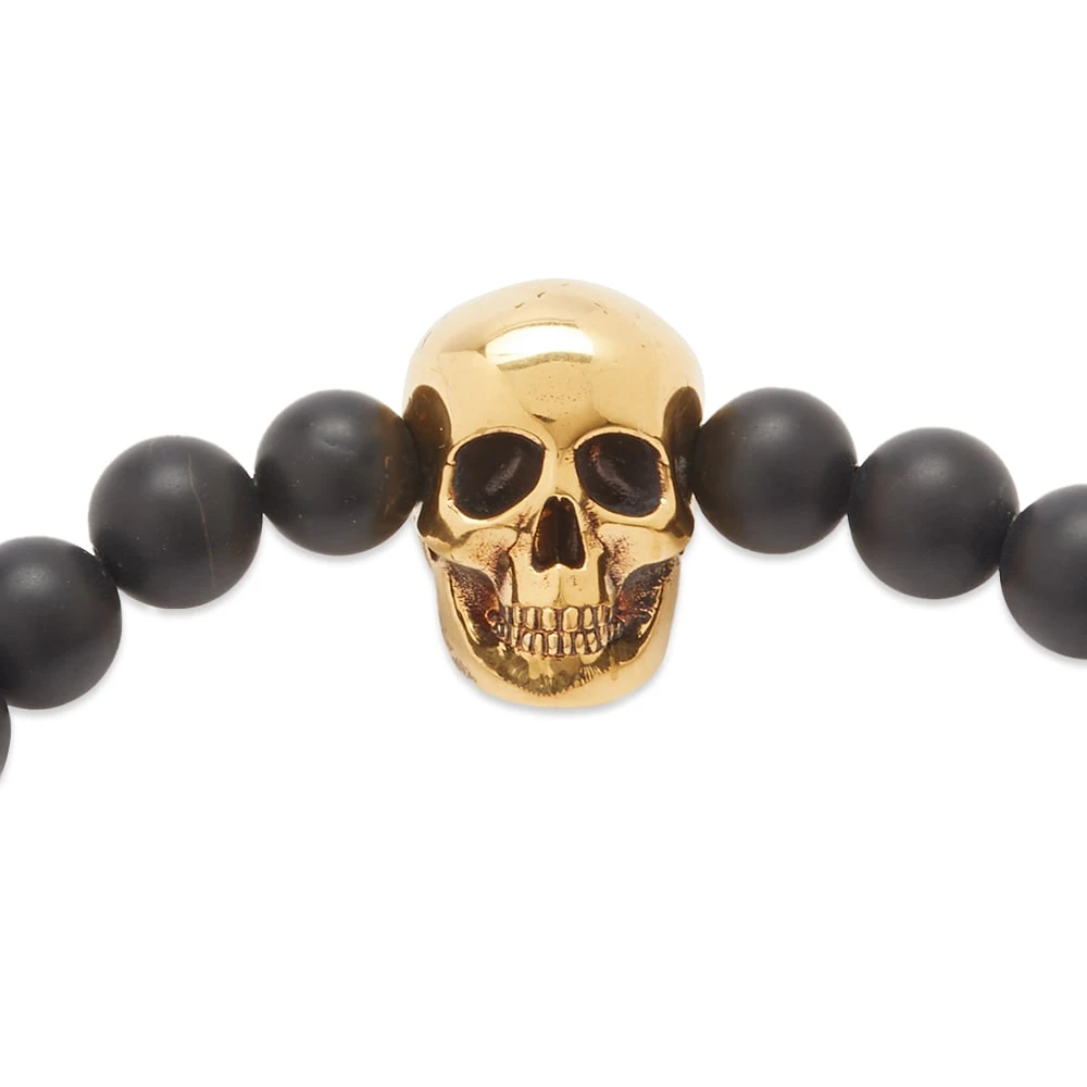 Alexander McQueen Skull Beaded Bracelet - Image 3
