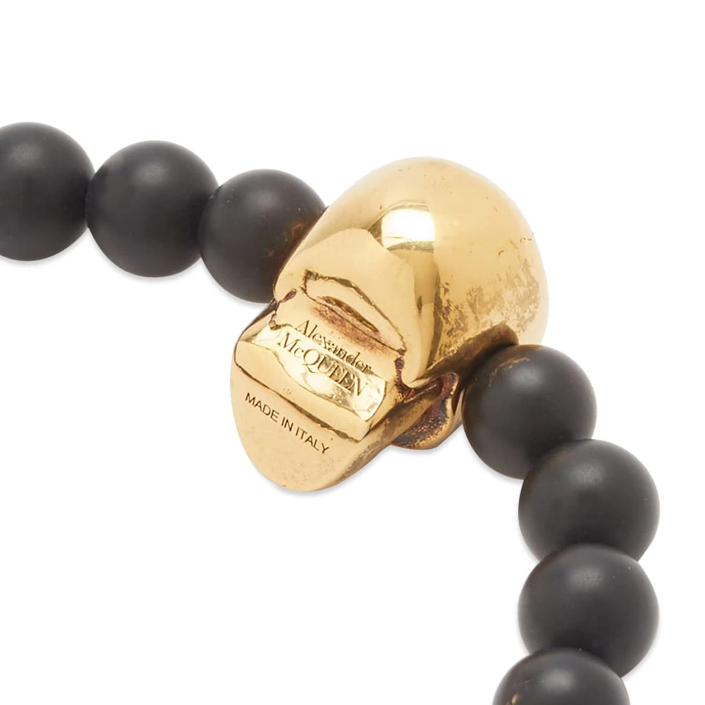Alexander McQueen Skull Beaded Bracelet - Image 5