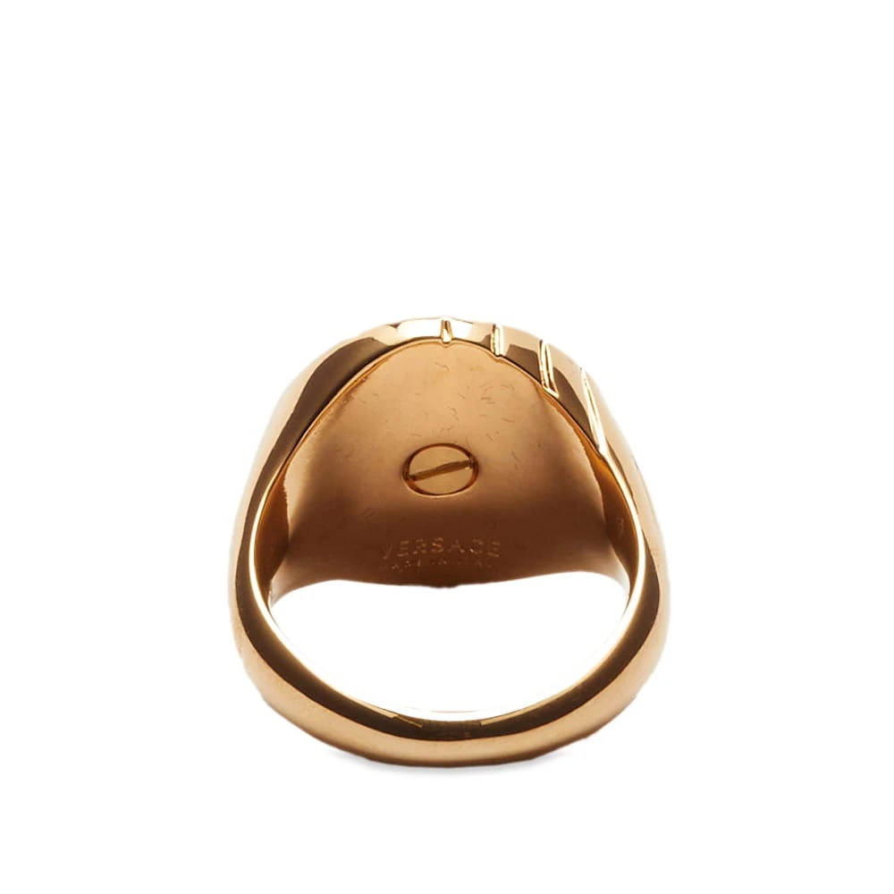 Versace Logo Medusa Signet Ring - Image 2
