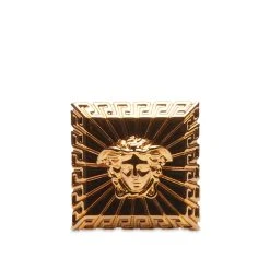 Versace Square Raised Medusa Ring