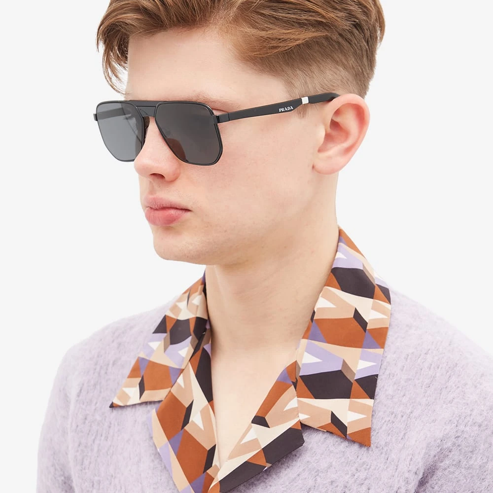 Prada Eyewear Prada PR 60WS Aviator Sunglasses - Image 5