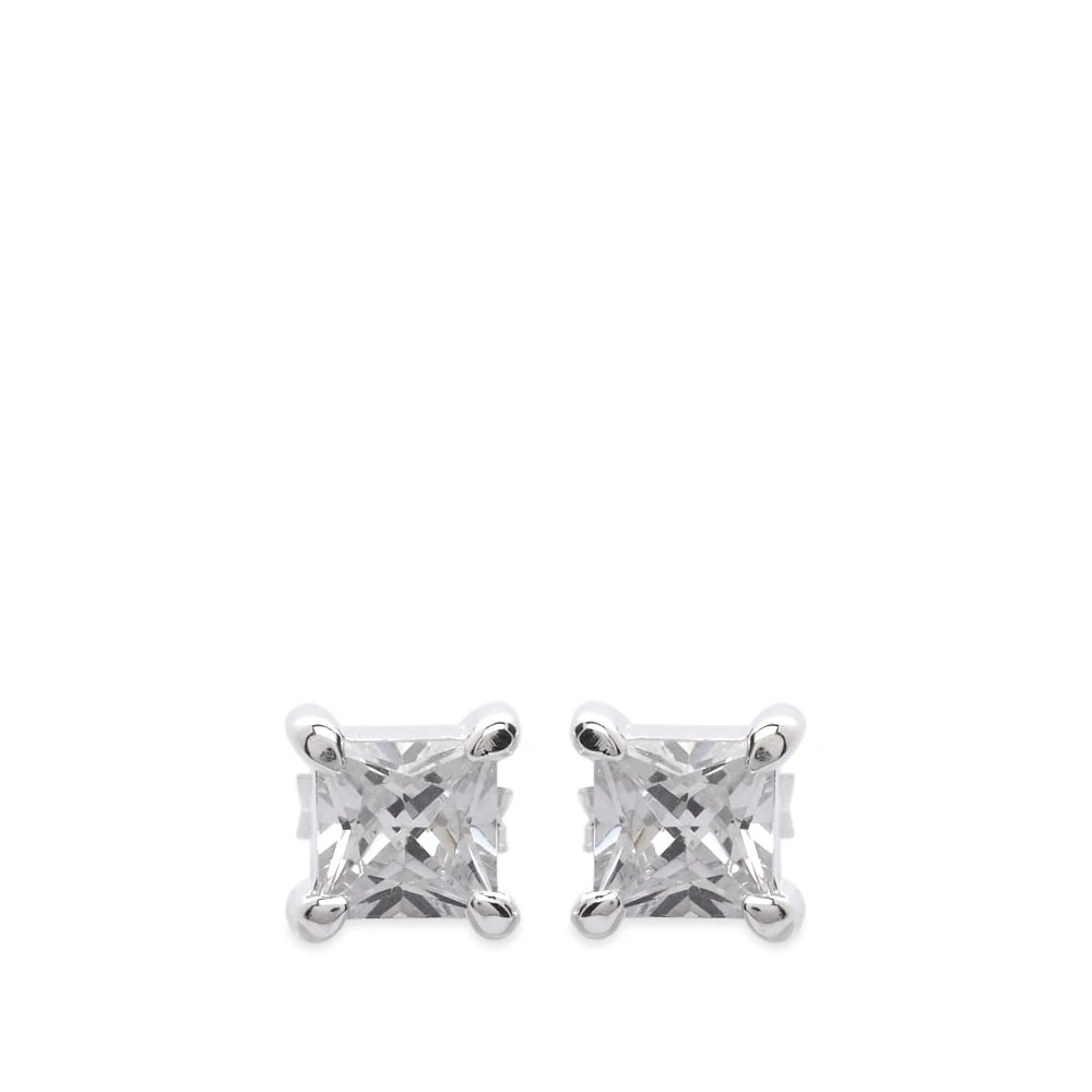 Hatton Labs Princess Cut Stud Earrings