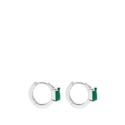 Hatton Labs Emerald Cut Hoop Earrings