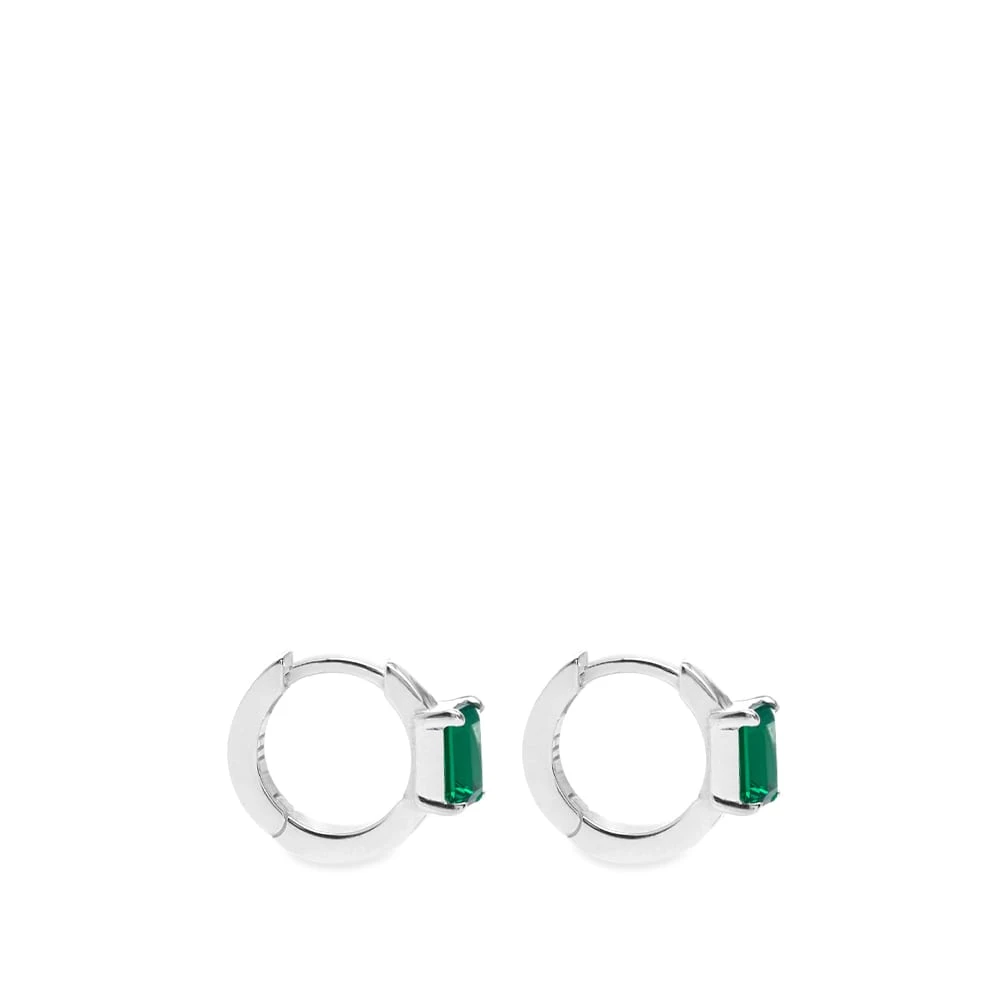 Hatton Labs Emerald Cut Hoop Earrings