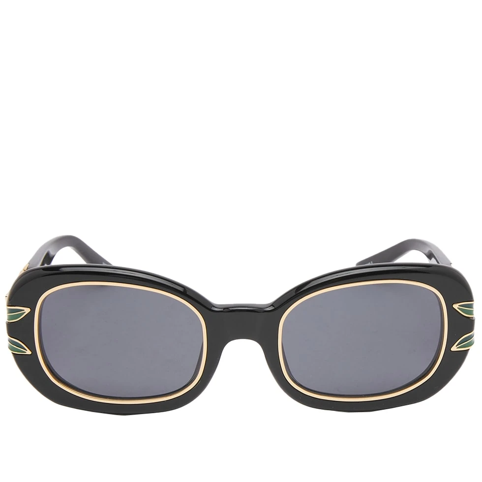Casablanca Laurel Oval Sunglasses - Image 2