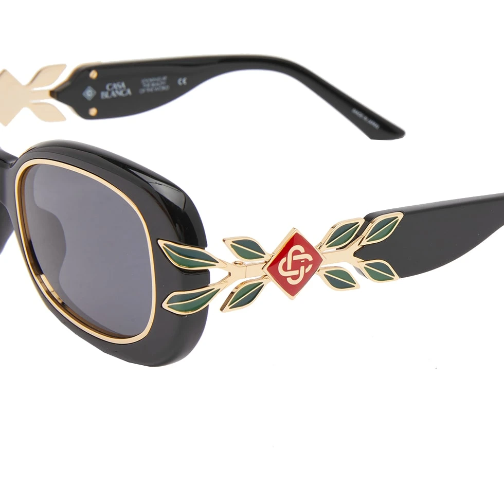 Casablanca Laurel Oval Sunglasses - Image 3