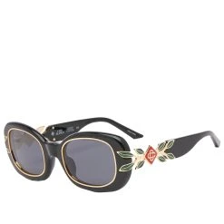 Casablanca Laurel Oval Sunglasses