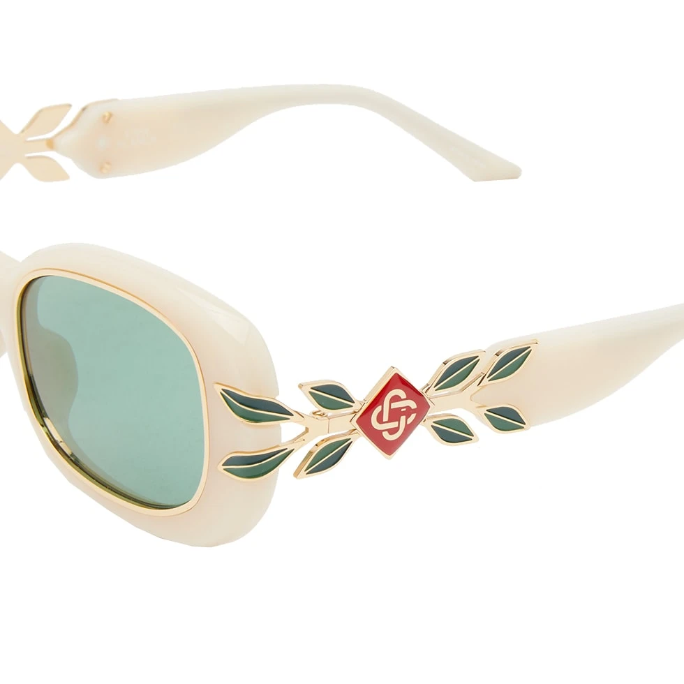 Casablanca Laurel Oval Sunglasses - Image 3