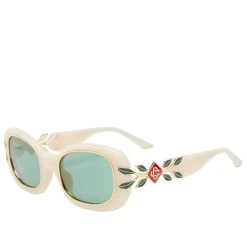 Casablanca Laurel Oval Sunglasses