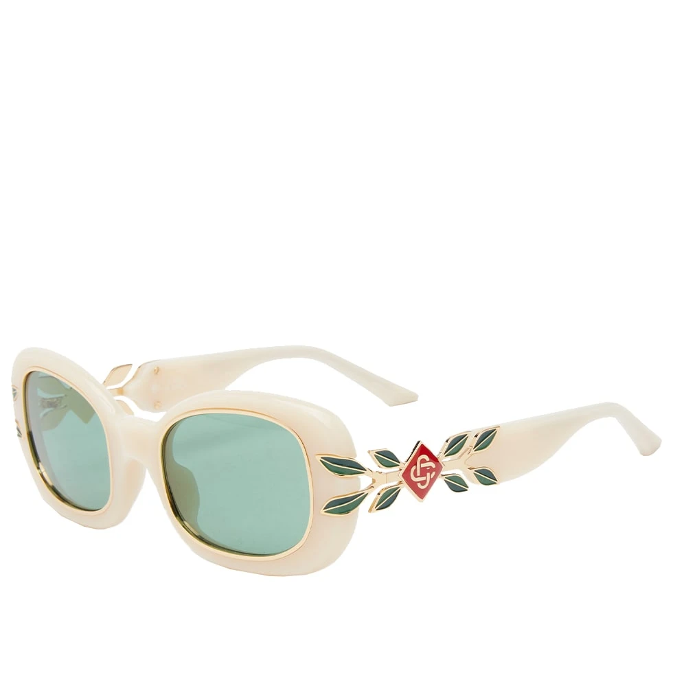 Casablanca Laurel Oval Sunglasses