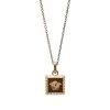 Versace Square Medusa Necklace