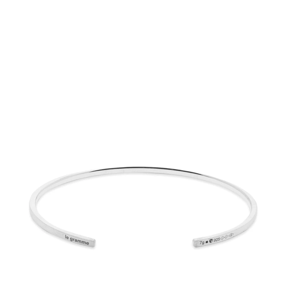 Le Gramme Brushed Ribbon Bracelet - Image 2