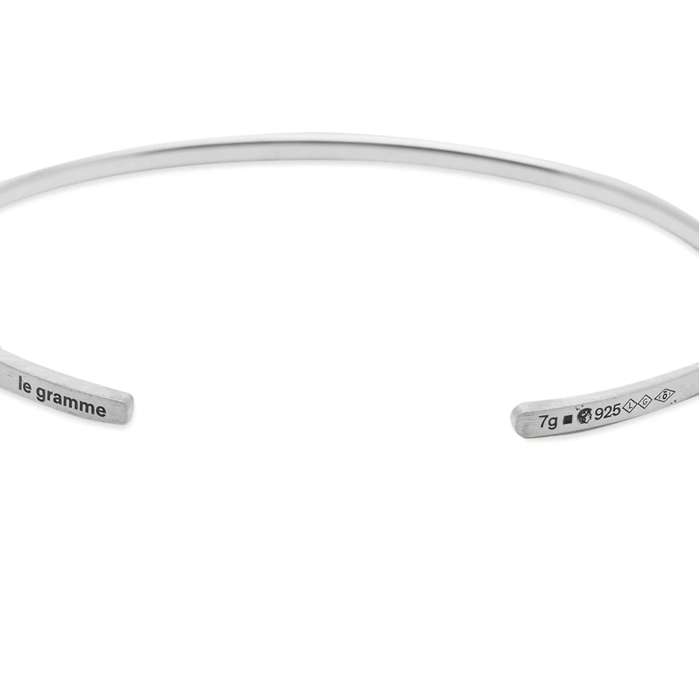 Le Gramme Brushed Ribbon Bracelet - Image 3