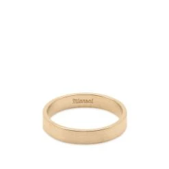 Miansai 4mm 14k Gold Band Ring