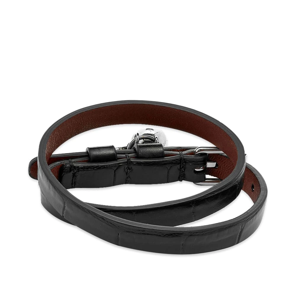 Alexander McQueen Double Wrap Skull Bracelet - Image 2