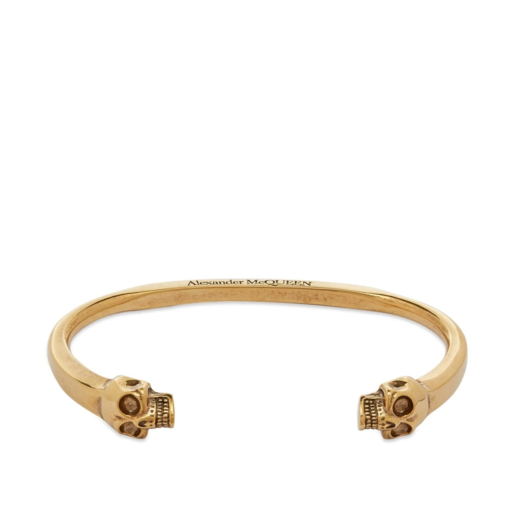 Alexander McQueen Twin Skull Bracelet
