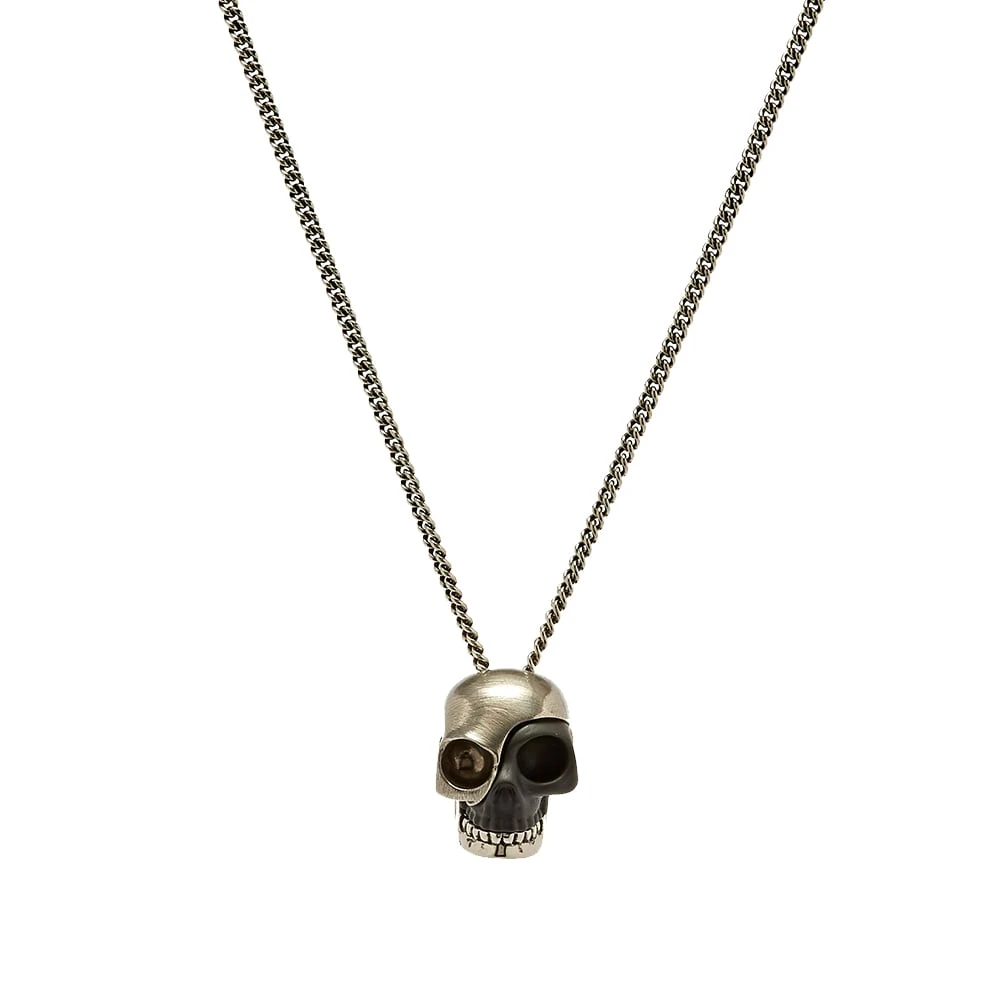 Alexander McQueen Stacked Fragment Skull Necklace